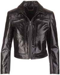 Givenchy Leather Biker Jacket - Black