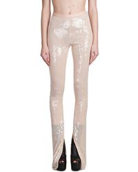 Rick Owens - Mid-rise Sequined Trousers - Lyst