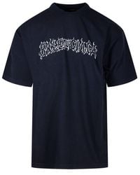 Balenciaga - Logo Printed Medium-fit T-shirt - Lyst
