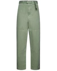 Lemaire - Belted Straight Leg Pants - Lyst