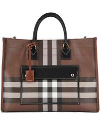 Burberry Freya Shopping Bag - Multicolour