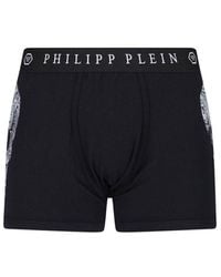Philipp Plein - Logo Printed Stretched Boxers - Lyst