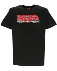 DIESEL - 't-diegor' T-shirt With Logo, - Lyst