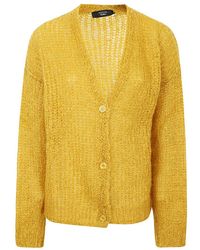 Weekend by Maxmara - Oversized Ribbed-knit Cardigan - Lyst