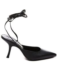 BY FAR - Pointed Toe Slingback Pumps - Lyst
