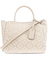 Kate Spade - Flower Jacquard Medium Everything Tote Bag - Lyst