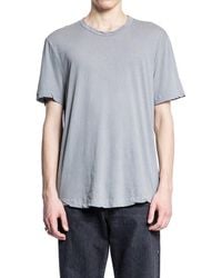 James Perse - Clear Jersey Crewneck T-shirt - Lyst