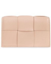 Bottega Veneta - Leather Card Holder, - Lyst