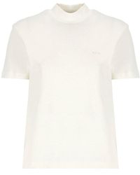 A.P.C. - T-shirts And Polos Ivory - Lyst
