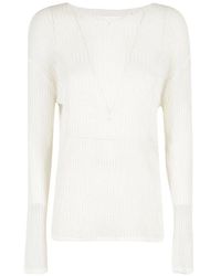 Low Classic - Ribbed Long Sleeve Top - Lyst