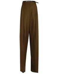 Sportmax - Kiens Belted Wide Leg Pants - Lyst