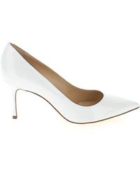 Sergio Rossi Godiva 75 Court Shoes - White