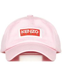 KENZO - Logo Embroidered Baseball Cap - Lyst