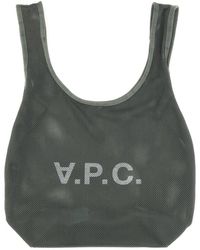 A.P.C. - Logo-printed Shopping Tote Bag - Lyst