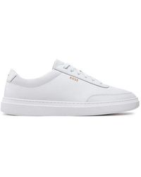 BOSS - Logo Printed Trainers - Lyst