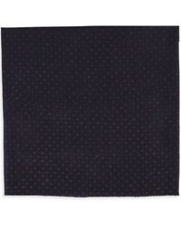 Church's - Polka Dot Patterned Fringed Edge Scarf - Lyst