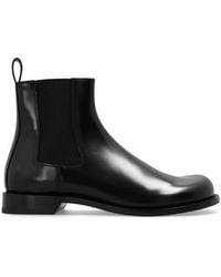 Loewe - Campo Leather Chelsea Boots - Lyst
