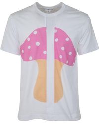 Comme des Garçons - Comme Des Garçons Shirt White Brett Westfall Edition Mushroom T-shirt - Lyst