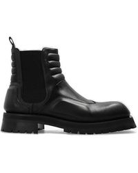 Balmain - Ankle Boot Leather - Lyst