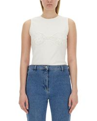 Magda Butrym - Crochet T-Shirt Bra - Lyst