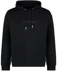 Karl Lagerfeld - Cotton Hoodie - Lyst