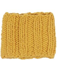 JW Anderson Chunky Knit Snood Scarf - Yellow