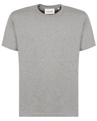 FRAME - Crewneck Short-sleeved T-shirt - Lyst