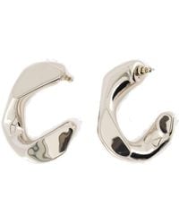 Alexander McQueen - Chain Half-hoop Earrings - Lyst