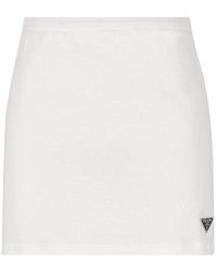 Prada - Jersey Mini Skirt - Lyst