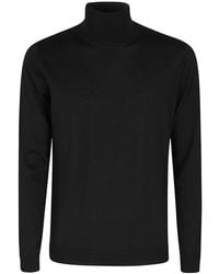 Roberto Collina - Long Sleeved Knitted Sweater - Lyst