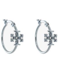 Tory Burch - Eleanor Hoop Earrings - Lyst