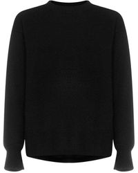 Max Mara Ovatte Wool And Cashmere Jumper - Black