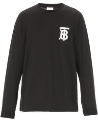 Burberry Monogram Motif Long-sleeve T-shirt - Black