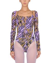 Versace Jeans Couture - Leotard With Print - Lyst