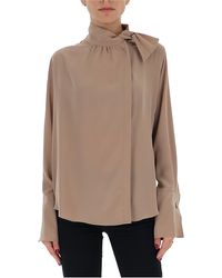 fendi logo blouse