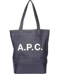 A.P.C. - Axelle Tote Bag - Lyst