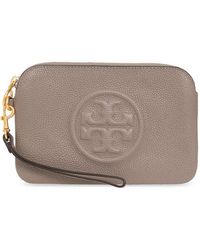 Tory Burch 'perry' Pouch - Gray