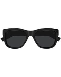 Saint Laurent - Butterfly Frame Sunglasses - Lyst