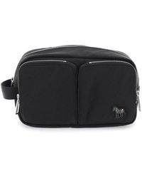 PS by Paul Smith - Logo Patch Zipped Wash Bag - Lyst