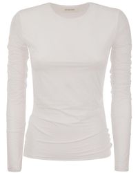 Sportmax - Albenga Socked Jersey T Shirt - Lyst