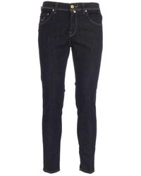 Jacob Cohen - Logo-Patch Slim-Fit Jeans - Lyst