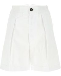 DSquared² High-waisted Shorts - White