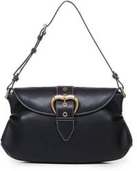 Pinko - Jolene Shoulder Bag With Heart Buckle - Lyst