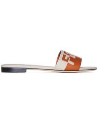 Fendi Flat sandals for Women | Online Sale up to 43% off | Lyst
