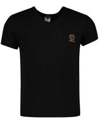 Versace - T-shirts And Polos Black - Lyst