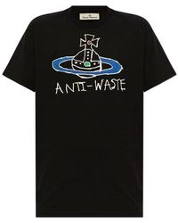 Vivienne Westwood - Logo Printed Crewneck T-shirt - Lyst