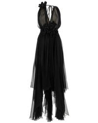 Dolce & Gabbana - Silk Long Dress - Lyst