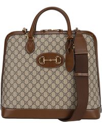 Gucci 1955 Horsebit Duffle Bag - Natural