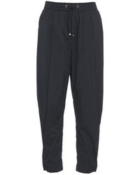 Herno - Lightweight Drawstring Cropped Trousers - Lyst