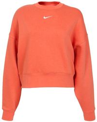 Orange Nike Sweatshirts for Women | Lyst
